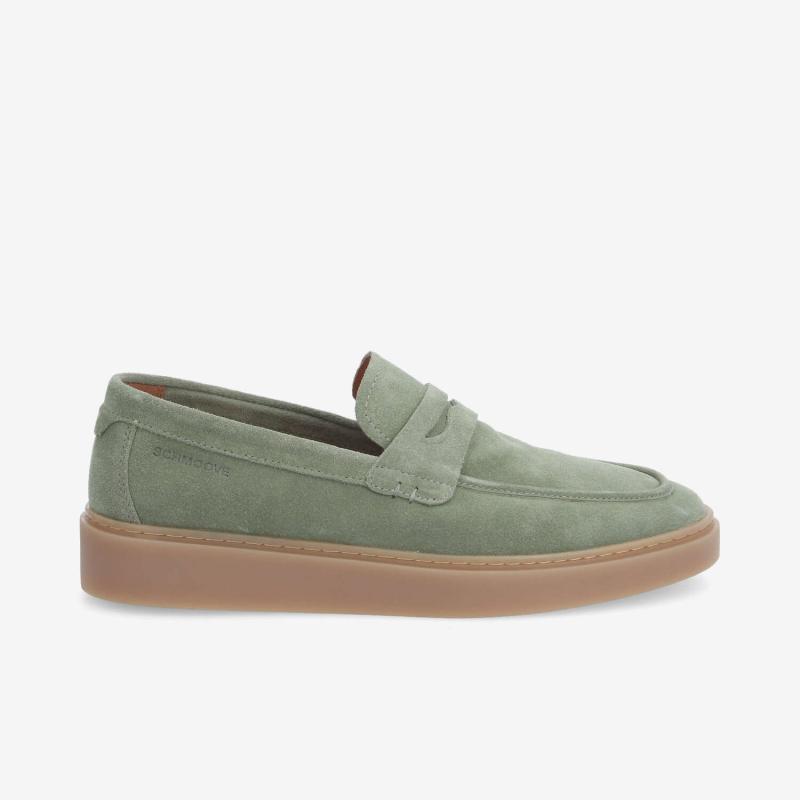 LOAFLY MOC M - SUEDE - GREEN
